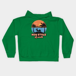 New Style of Work Kids Hoodie